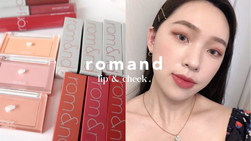 (ENG)Romand唇膏&腮紅試色+心得分享💞Romand Lipstick, Velvet Tint, Blush Swatch & Review✨ | heyitsmindy