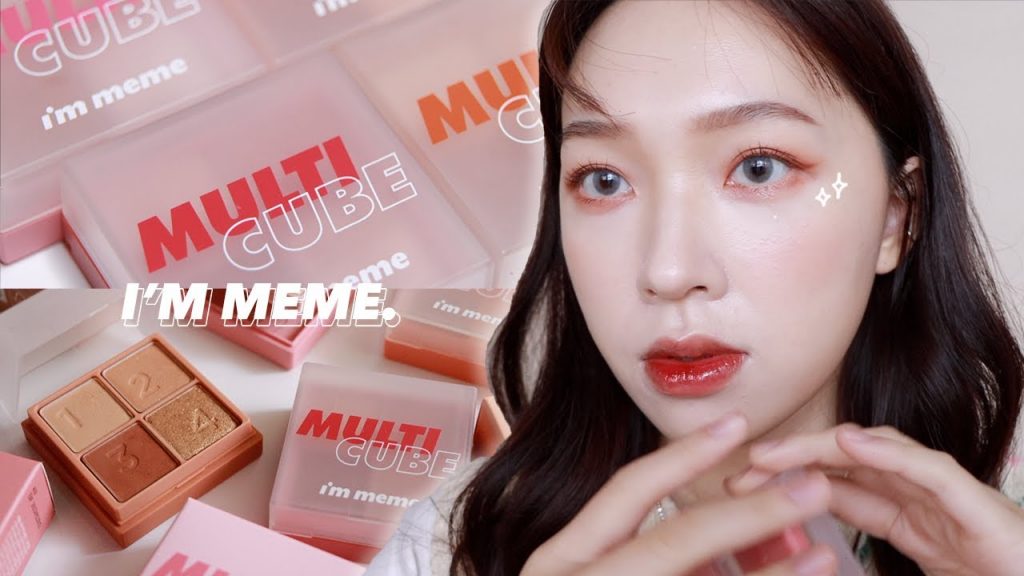開架最精緻輕巧眼影盒🍬I’M MEME我愛口袋彩妝小方盒全系列試色+眼妝示範+心得分享 MULTI CUBE | heyitsmindy