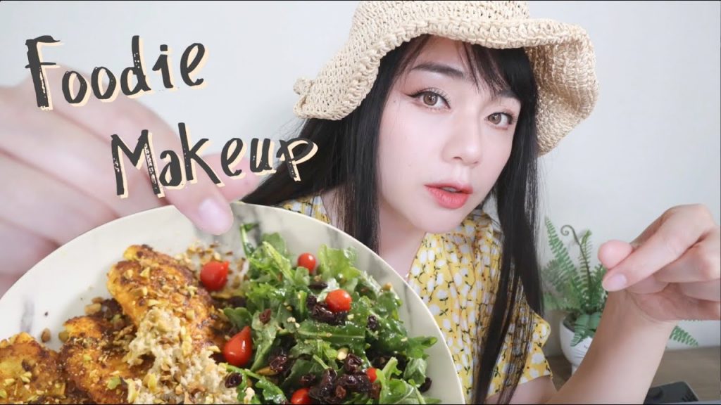 【料理美妝】美人魚妝!芝麻沙威瑪香煎魚排|Foodie Makeup #3