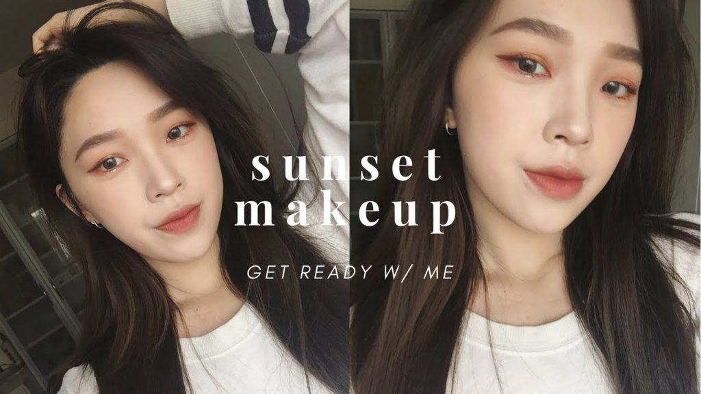 ‘GRWM’ Sunset Sparkle Instagram Makeup 夕陽暖橘眼妝| heyitsmindy