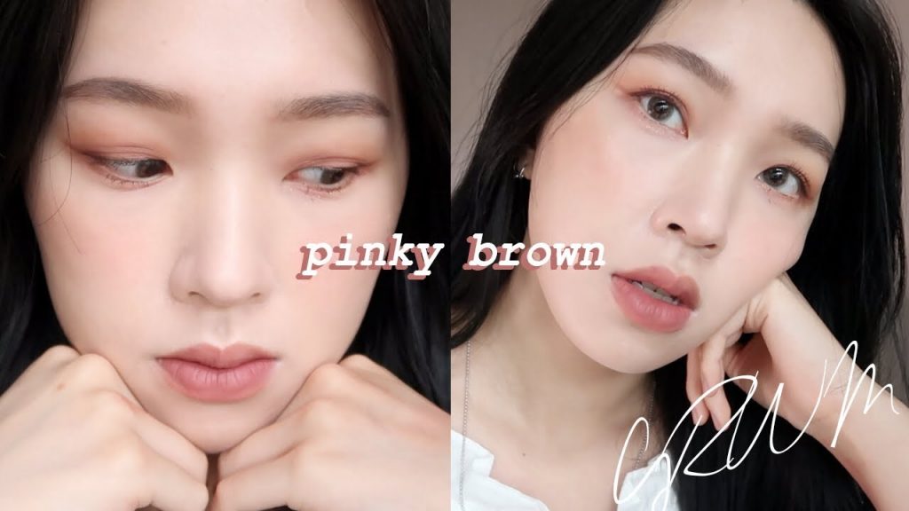 ‘GRWM’烏龍奶茶妝☕️Pinky Brown Makeup, Hair, &Outfit! | heyitsmindy