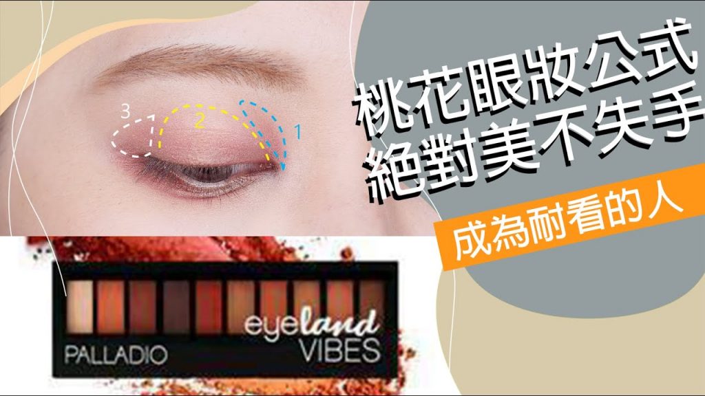 #新手必看43《桃花眼妝公式 絕對美不失手》輕鬆調整眉眼距離 feat.PALLADIO|Astor