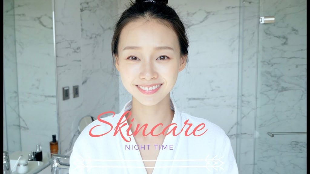 啟動夜間保養模式!スタート!Night time skincare routine