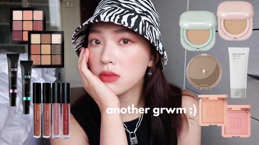 新品GRWM🦓Solone九宮格眼影盤、蘭芝Neo氣墊、romand防曬、新歡霧面唇釉| heyitsmindy