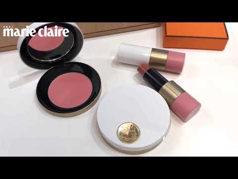 HERMES 愛馬仕彩妝2021推出全新腮紅,玫瑰色系搭配白色陶瓷外殼顏值太高,全系列共八色,保證再讓彩妝控瘋狂