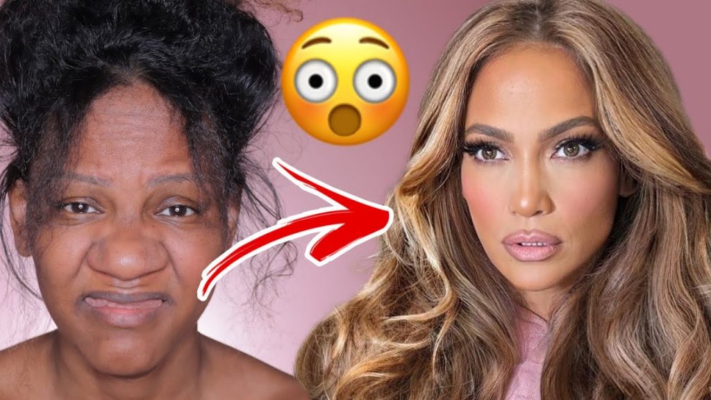 Makeup Transformation 🔥Jeniffer Lopez😳 Cirugía Plástica 💉💉 #makeuptutorial