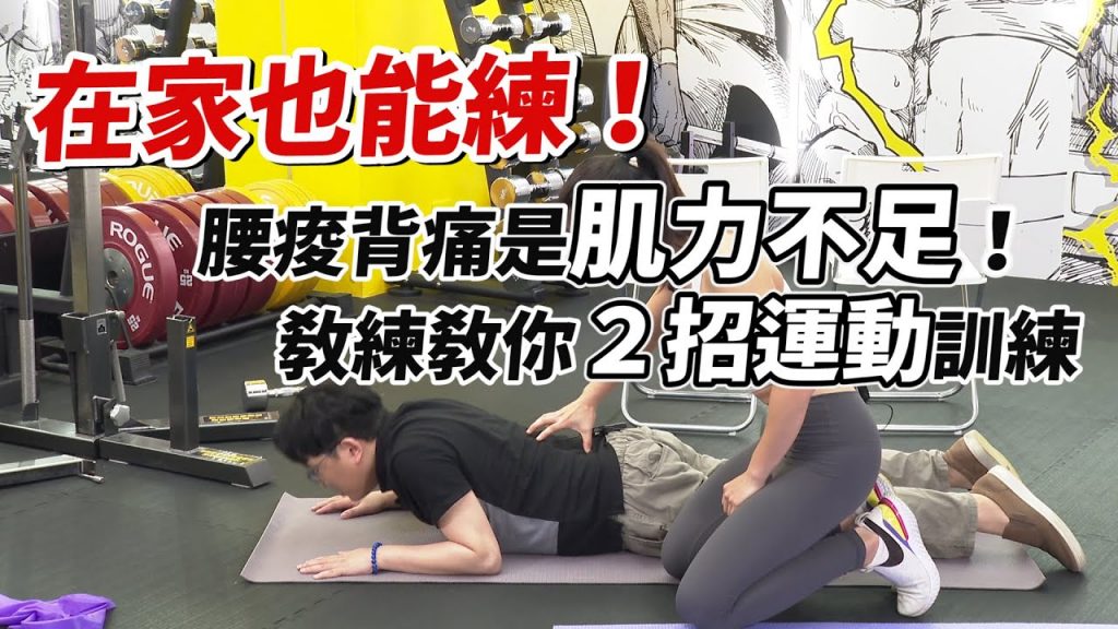 居家辦公讓你腰痠背痛?當心肌力不足!教練教你2招運動在家也能訓練【挖健康精華】