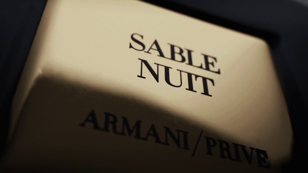 ARMANI / PRIVÉ Haute Couture Fragrances – SABLE NUIT by Giorgio Armani