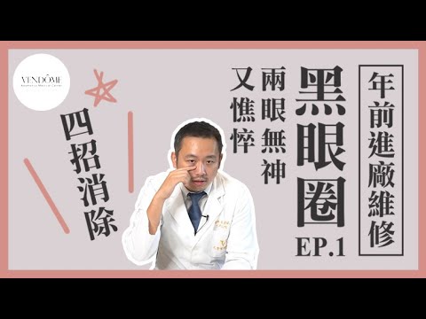 黑眼圈分4種!你是哪一種?消除黑眼圈之前要先知道自己是哪一種! feat.林彥斌醫師|凡登整形外科