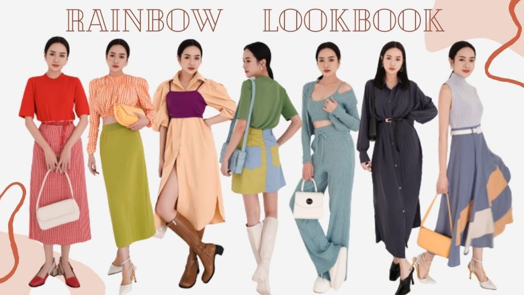 秋季繽紛穿搭 Fall Rainbow Lookbook ❤️🧡💛 | 夏曼娣 Mandy