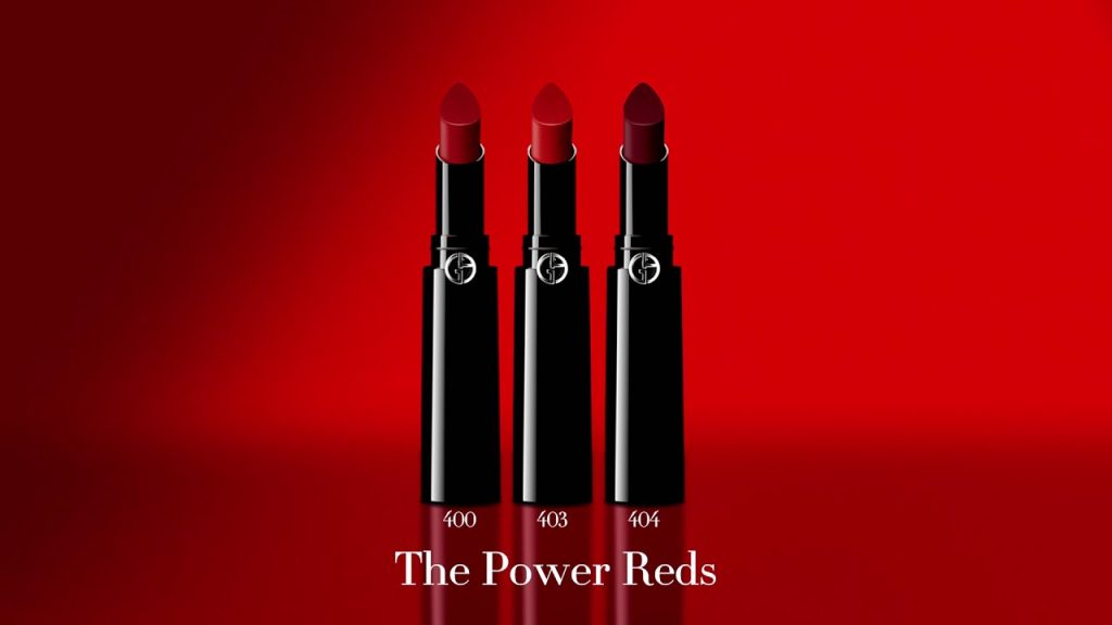 The Power Reds – LIP POWER by Giorgio Armani