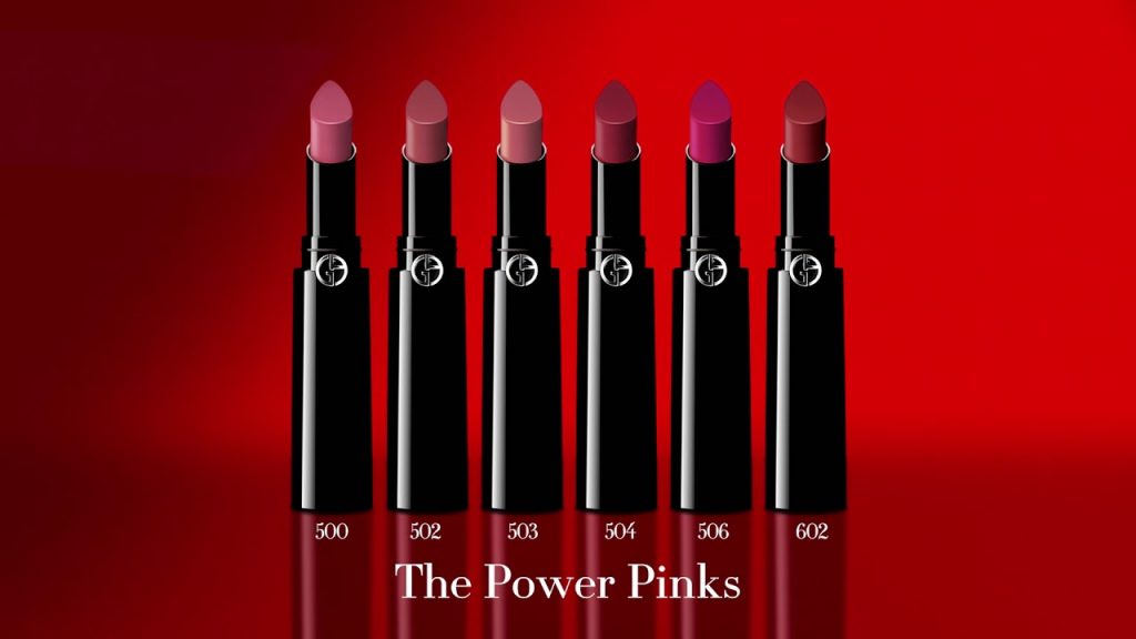The Power Pinks – LIP POWER by Giorgio Armani