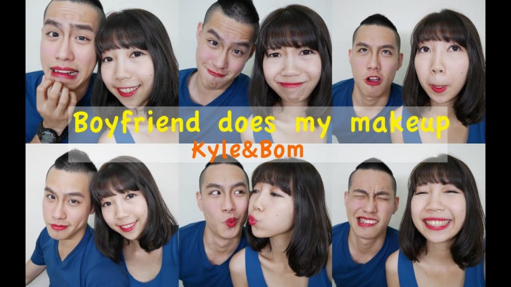 BOM BOMPENG蹦蹦 | Boyfriend does my makeup!!boyfriend tag