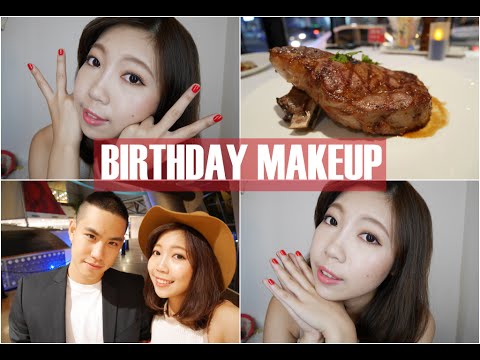 get ready with me -birthday makeup生日妝|BOM BOM PENG蹦蹦