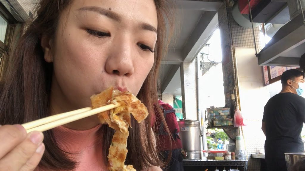 台中我最愛的蛋餅,一次可以吃三個!