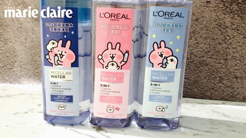 Loreal Paris 巴黎萊雅三合一卸妝潔顏水X卡娜赫拉的小動物