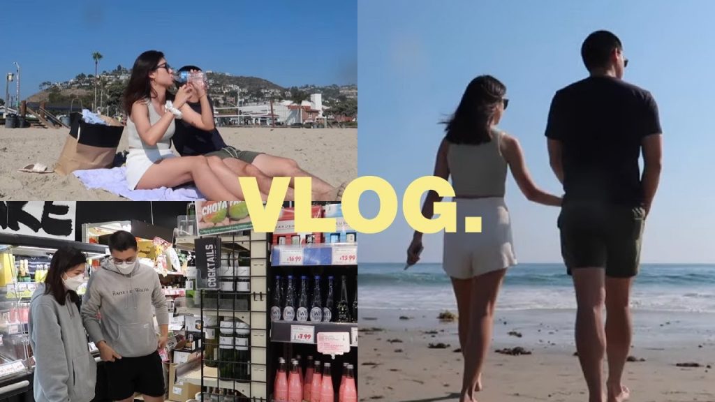 🇺🇸Vlog/ 美國&日本&韓國超市採購🛒. 一起去海邊🌊. 超好吃的Taco🌮