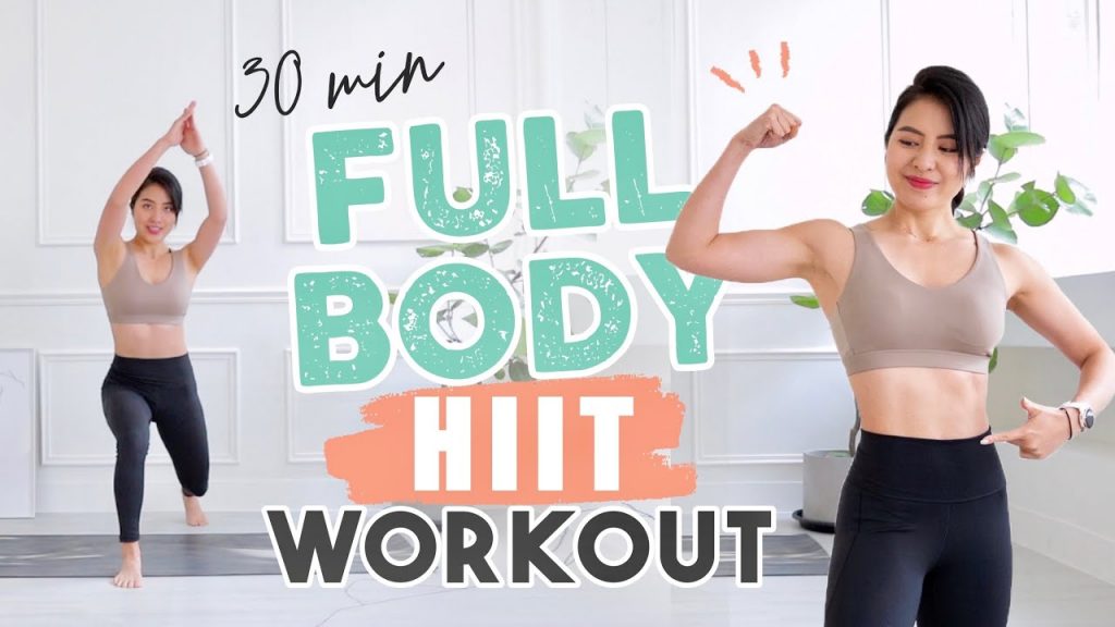 全新! 中高強度30分鐘結合有氧徒手訓練🔥(不需器材、含伸展)適合初中階入門30 min Full body no-equipment HIIT workout