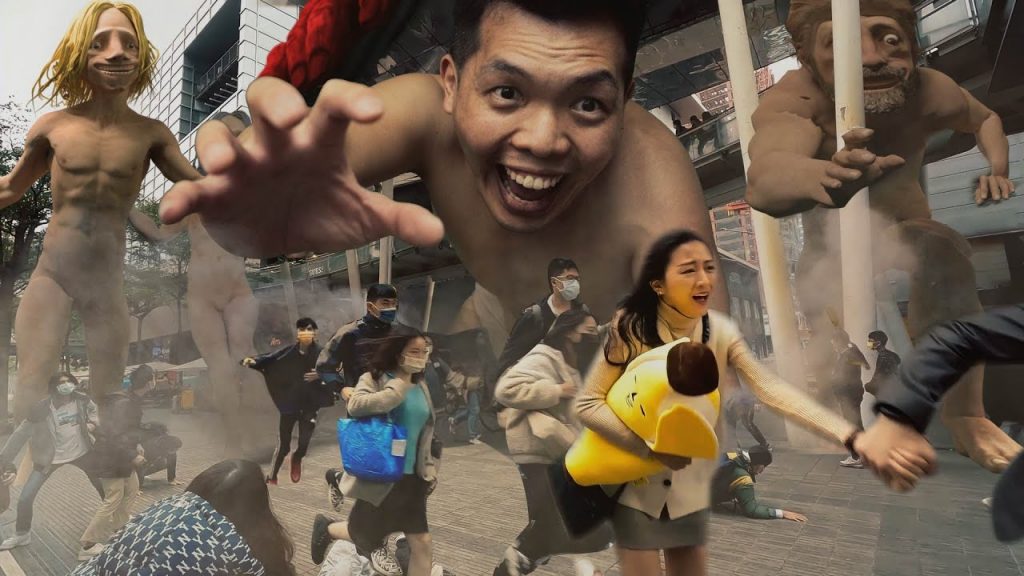 Attack on Titan in Real Life 進擊的巨人真人版