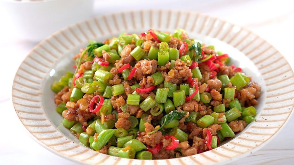 【1mintips】簡單四季豆做快炒下飯菜? !材料簡單,做法簡單,不失敗快料理!吃膩打拋豬,快試試打拋四季豆!