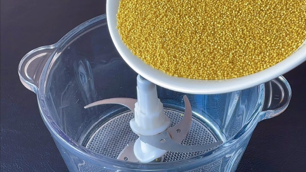 【小穎美食】把小米倒入絞肉機,就服這種做法,挑食的孩子都愛吃,太香了