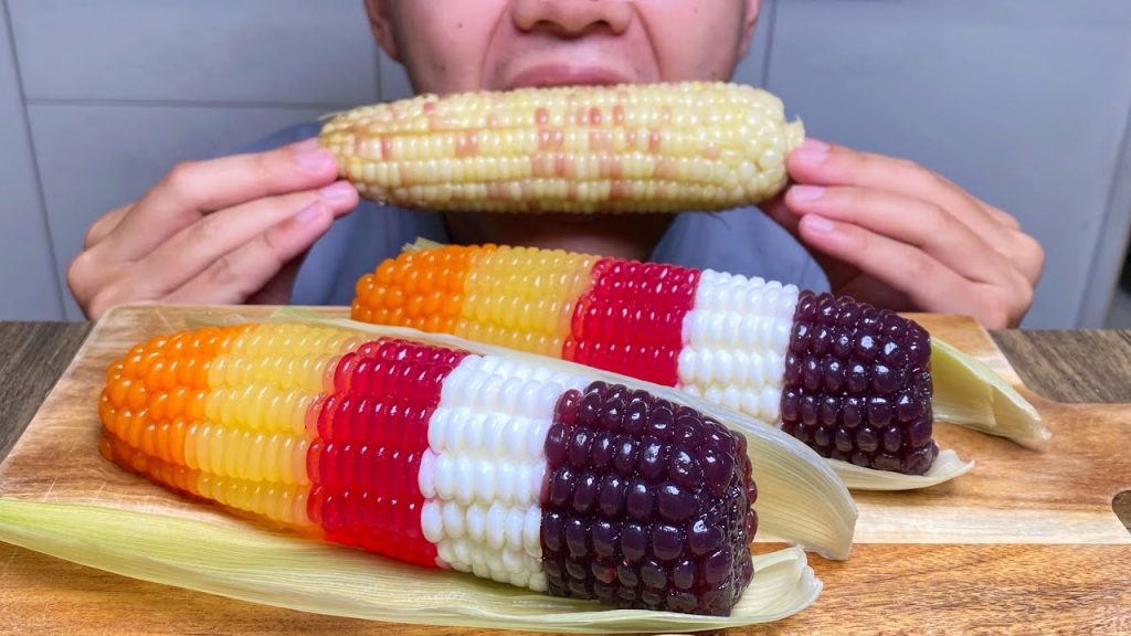 如何讓玉米變彩色! How to make corn colorful!