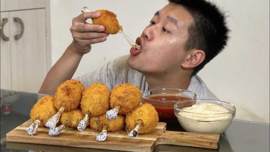 超簡單土豆起司炸雞! Super easy potato cheese fried chicken!