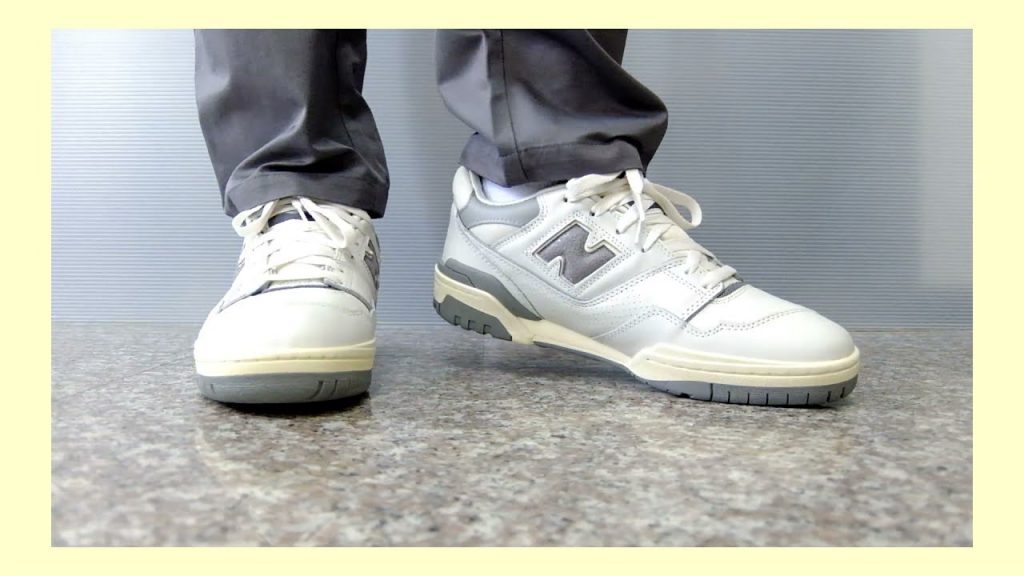 Aimé Leon Dore x New Balance 550 (Grey/White) on feet | BB550ALE | P550