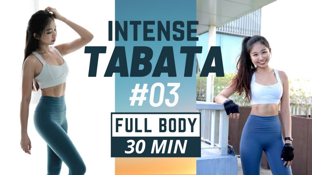30分鐘開心燃脂+腹肌訓練TABATA #3│30 MIN Full Body Fat Burn TABATA No Equipment (Level: ★★★)