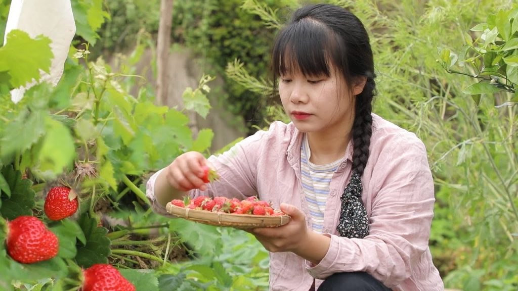 【二米炊煙】Strawberry Pudding, EASY&QUICK DESSERT | 鮮甜多汁的草莓,2步做成美味布丁