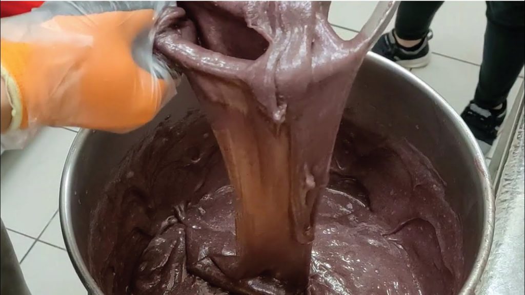 文青日式紫米麻糬製作/Purple Rice Mochi Making-台灣街頭美食-台灣傳統美食