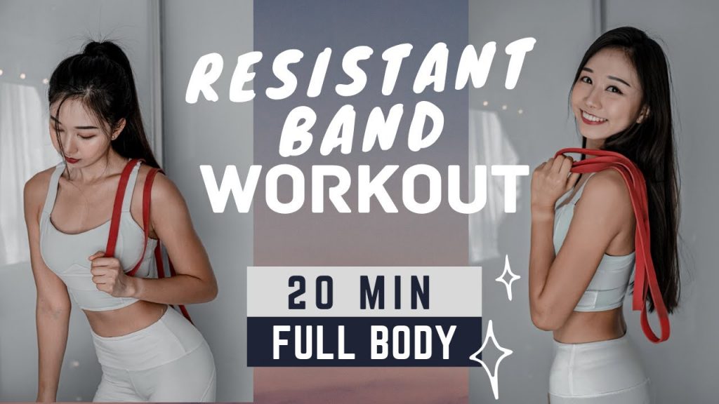 20分鐘《全身阻力帶訓練》 完美線條+全面突破群 // TOTAL BODY Resant Band Workout (Low Impact)