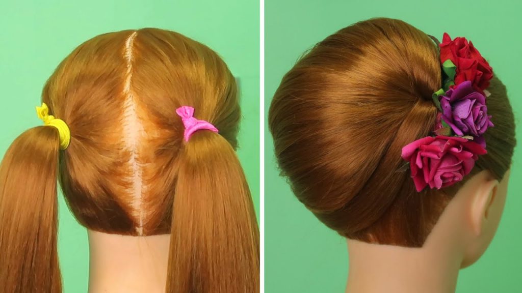 Low Chignon Hairstyle Tutorial | Bun Hairstyles With Trick |Prom Easy Hairstyle