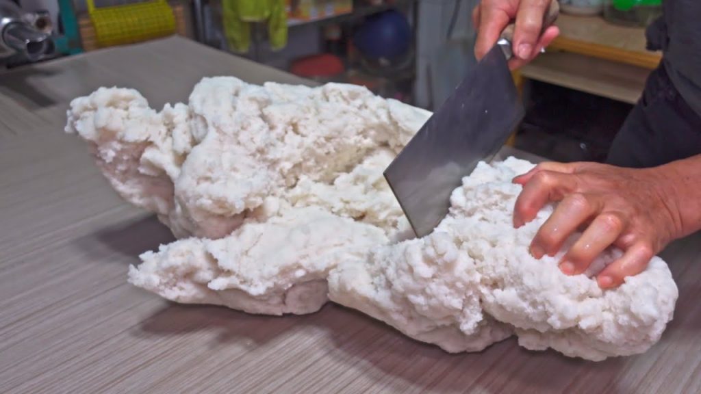 Homemade Rice Cake, Spicy Rice Cake / Q彈軟糯!年糕製作, 辣炒年糕 – Taiwan Food