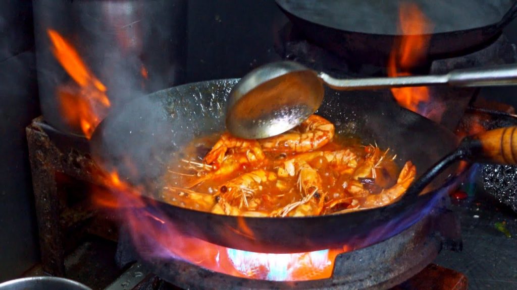 One dish in a minute! Taiwan Stir Fry, Wok Skills in Taiwan / 台式熱炒, 大火快炒一分鐘一道! 摸油湯 – Taiwanese Food