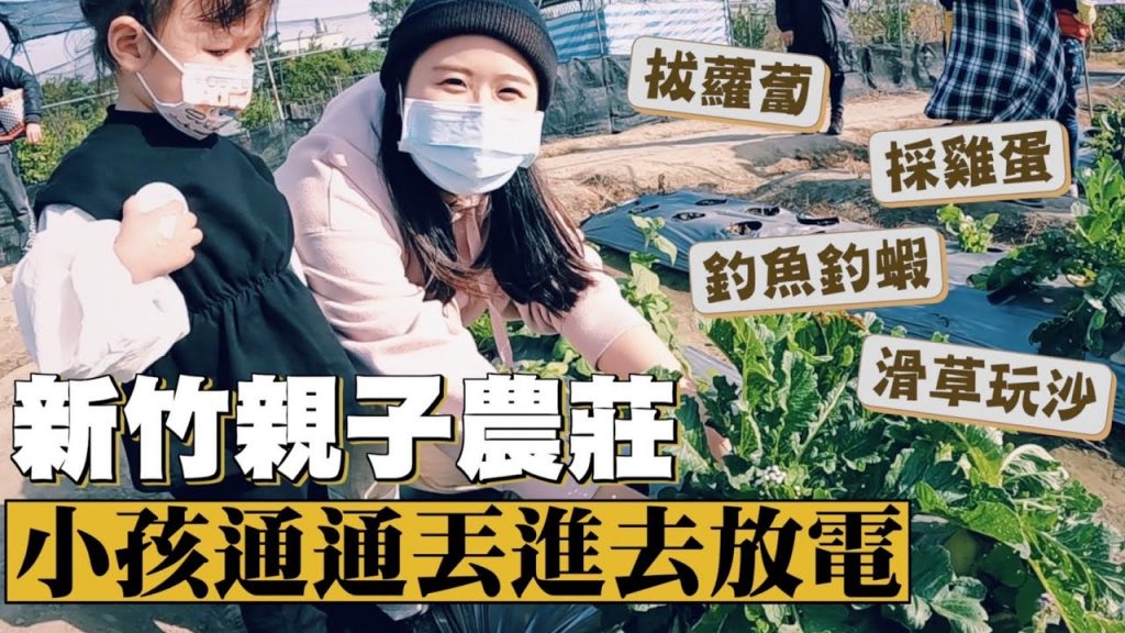 【新竹親子農莊】小孩放電!撿雞蛋、拔蘿蔔、釣魚、釣蝦、滑草玩沙!大人玩得更瘋的溝貝Go Bear親子休閒農莊!