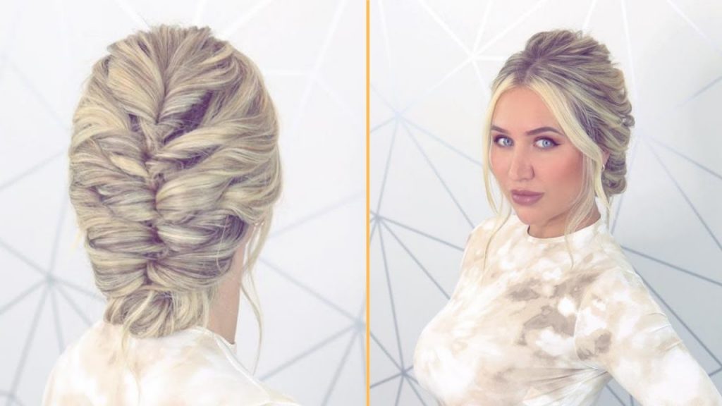 快速簡單的場合頭髮!