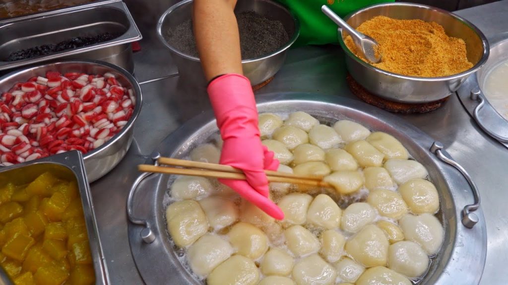 Boiled Mochi, Taro Ball, Sweet Rice Porridge / 燒麻糬, 芋圓, 米糕粥 / 澎湖陳八寶冰 – Taiwan Street Food