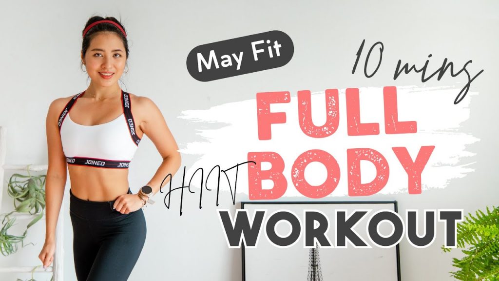居家10分鐘徒手無裝備高強度全身訓練 | 提升肌力、高效燃脂🔥 10-MIN FULL BODY AT-HOME HIIT WORKOUT