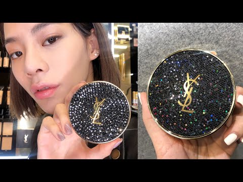 YSL恆久完美氣墊2020推出超奢華銀河星光版、銀河黑鑽版,佈滿閃亮細鑽與水晶,像手握一整個星空般浪漫