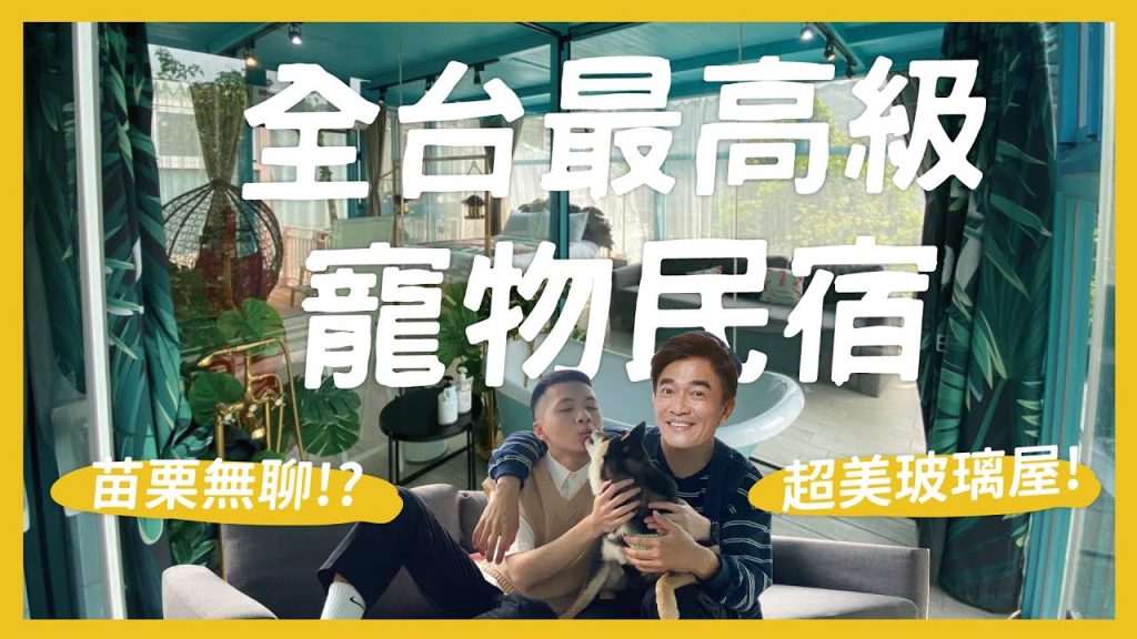 夫夫開箱全台最高級寵物民宿!一顆草莓100塊!?超美森林玻璃屋!毛孩吃超好!苗栗爆汁臭豆腐 公館超Q麵店|內內