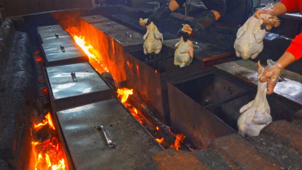 DON’T TRY THIS AT HOME! Wood Roasted Chicken with Special Red Brick Ove 紅磚灶柴火烤全雞(燜雞)-Taiwanese Food