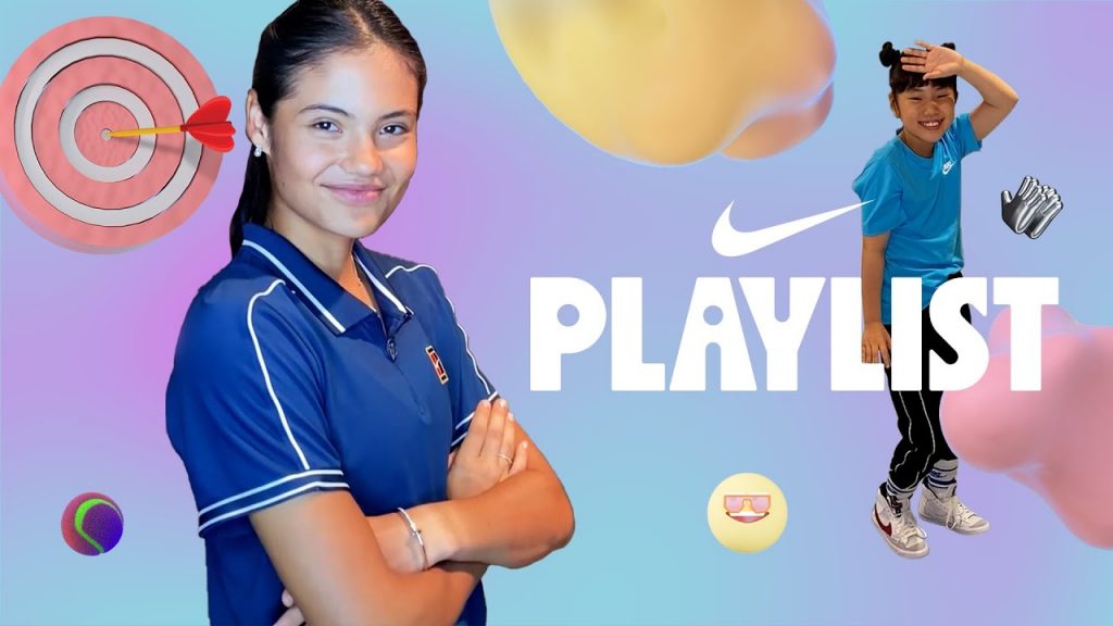 Emma Raducanu 的 Splash Tennis 和 Soyeon 的感覺所有的感覺舞蹈 | 耐克播放列表 (S9E5) | 耐克