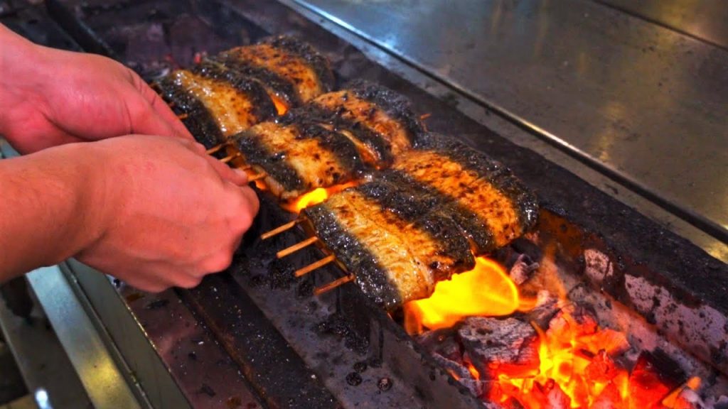 Grilled Eel(Unadon), Eel Cutting Skills / 夢幻鰻魚飯製作, 鰻魚切割技巧 – Taiwanese Food