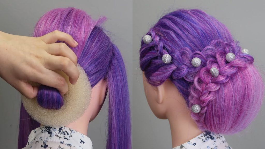 How To Messy Bun Hairstyle 💜 Easy & Perfect Tutorials | Easy Hairstyle For Wedding And Party