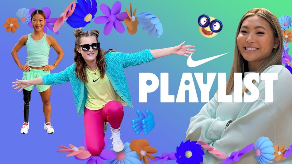 Chloe Kim 對 Cornhole 和 Hayley LeBlanc 的 Sunny Dance 的新規則 | 耐克播放列表 (S9E1) | 耐克