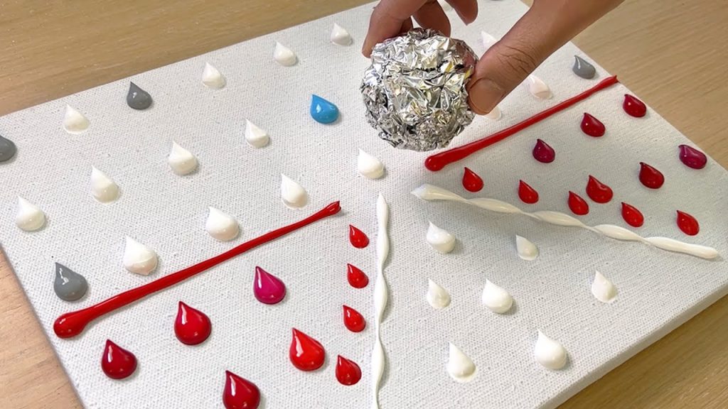 Drawing a Couple Walking in the Forest / Easy Acrylic Painting Techniques