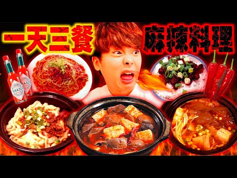 日本人挑戰一天三餐只吃麻辣料理生活!吃了20分內完食就免費的超辣美食下場屁屁被辣到不行…. ft. @一棵樹的一樹