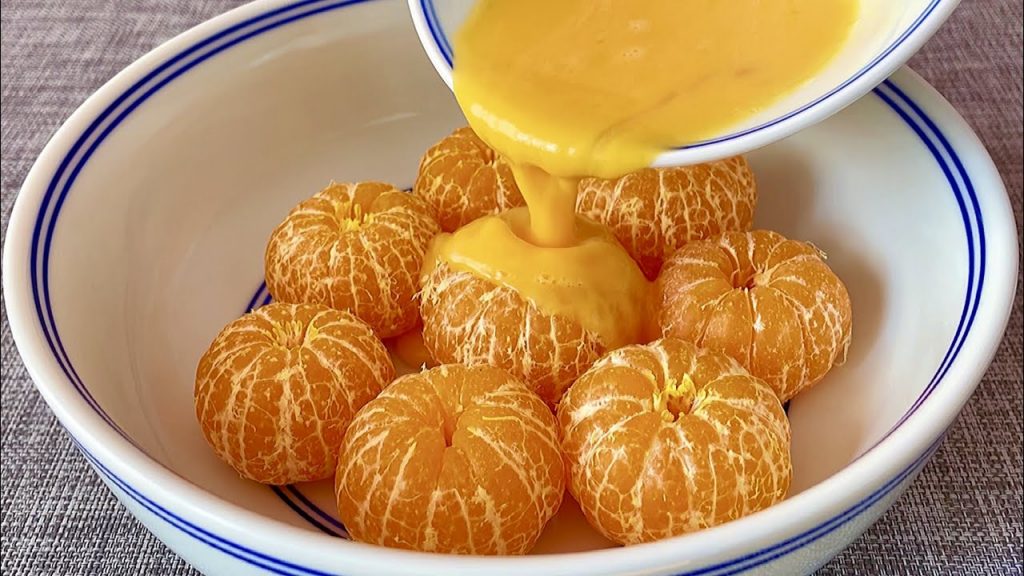 【小穎美食】天冷橘子不要直接吃了,淋2個雞蛋,鬆軟可口,吃1次就忘不了