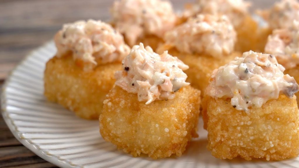 【1mintips】一口飯糰,美味不怕胖!炸鍋巴飯糰,美到可以當請客菜!帶便當更讚,一次一口,過癮!